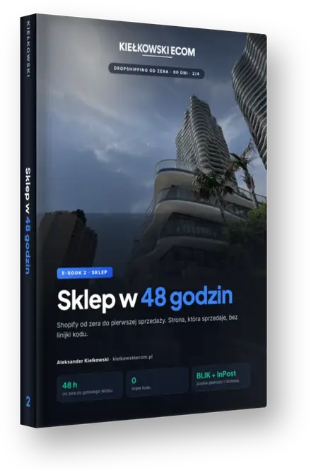 Okładka e-booka Sklep w 48 godzin
