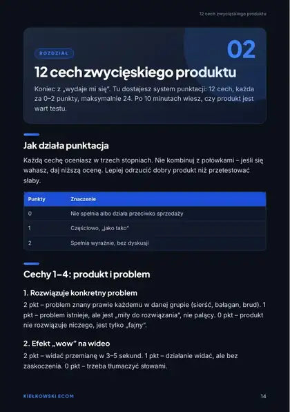 Przykładowa strona z e-booka Hit w 7 dni